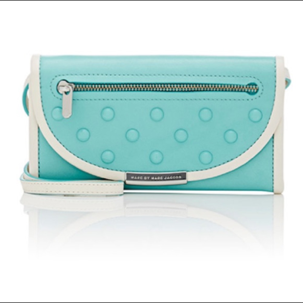 NWT Marc by Marc Jacobs Green Grace Crossbody In Tiffany Blue aka Sea Green